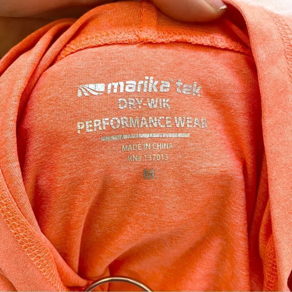 Marina Tech Athletic Salmon Fitted Hoodie - Picture 7 of 8